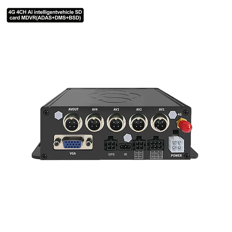 4G 4CH Al intelligent vehicle SD card MDVR