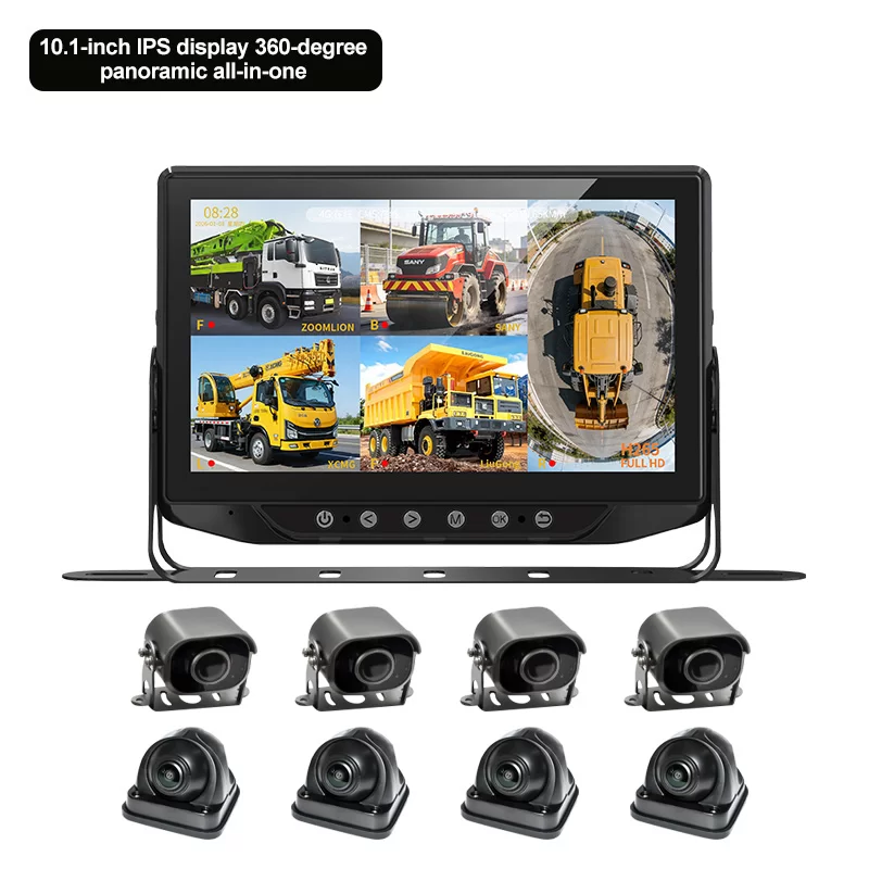 10,1-дюймовый IPS-дисплей, панорамный 360-градусный комплекс в одном 03