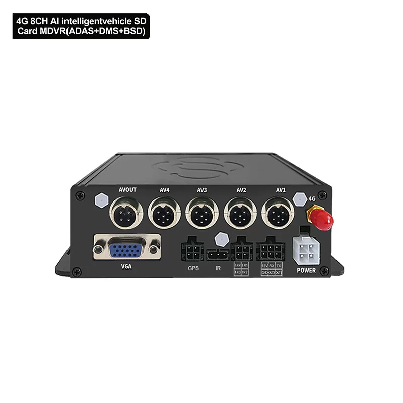 4G 8CH AI intelligent  vehicle SD Card MDVR