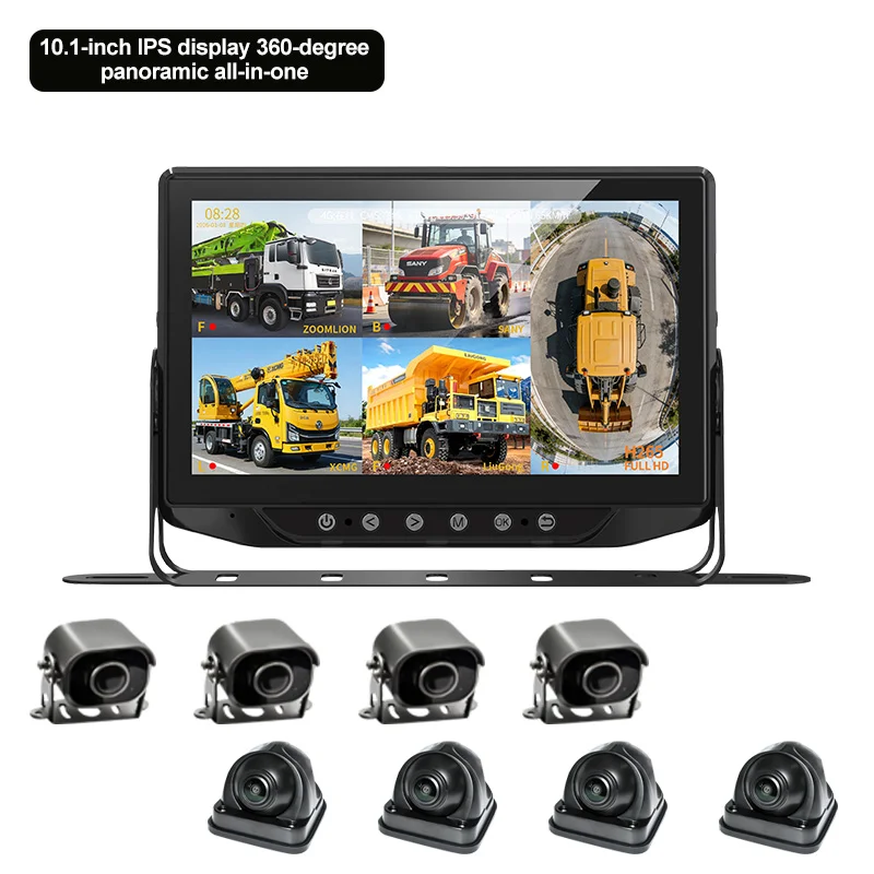 10.1-inch IPS display 360-degree panoramic all-in-one