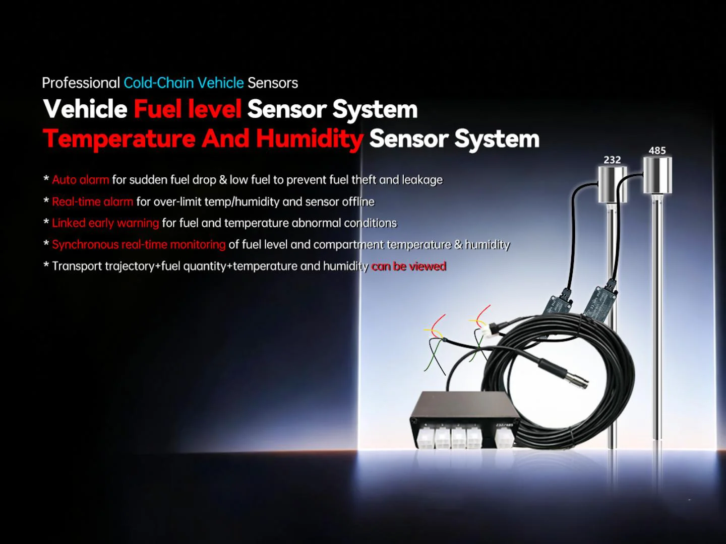 Vehicle Fuel level Sensor System Temperature And Humidity Sensor System