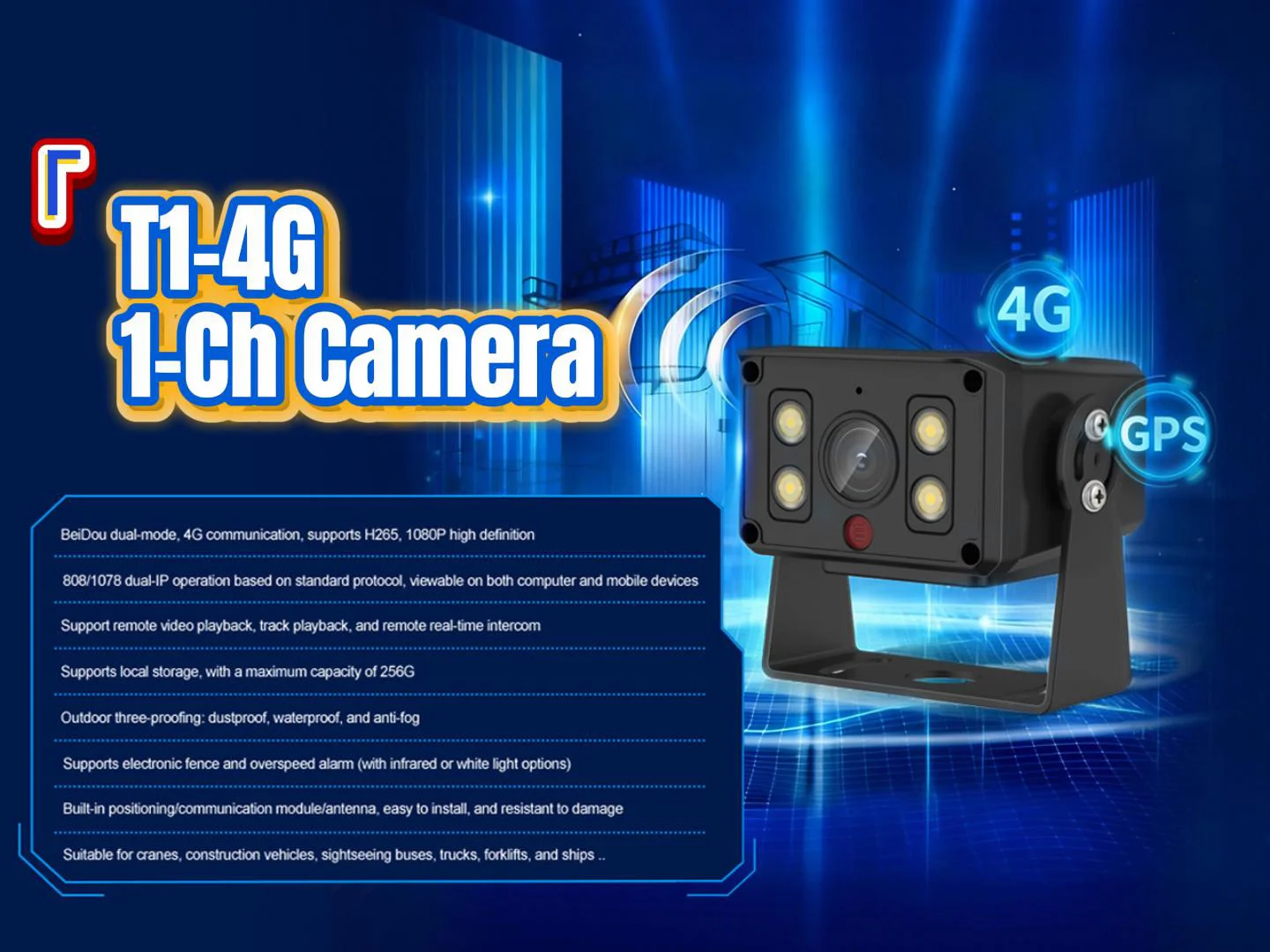 T1-4G 1CH Camera